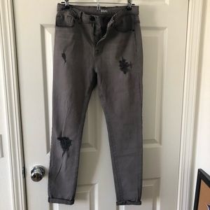 BDG grey distressed jeans